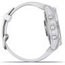 Часы GARMIN FENIX 7S SILVER WITH WHITESTONE BAND 010-02539-03