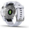 Часы GARMIN FENIX 7S SILVER WITH WHITESTONE BAND 010-02539-03